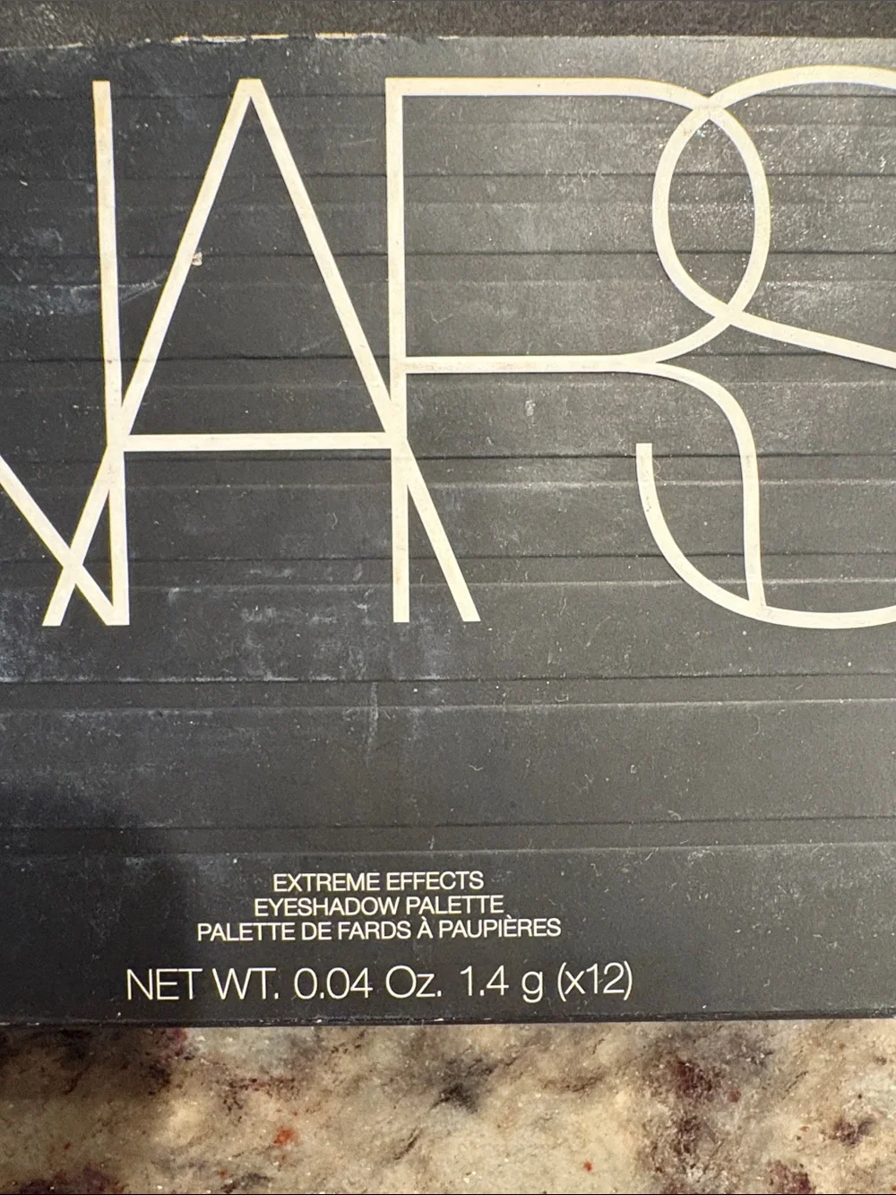 NARS Extreme Effects Eyeshadow Palette - Black Packaging